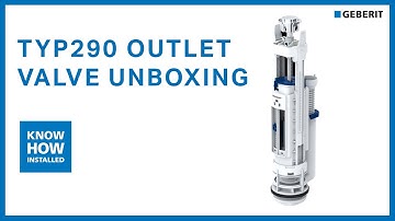 Geberit TYP290 Dual Flush Outlet Valve Unboxing
