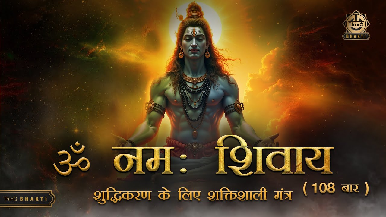 Om Namah Shivaya|ॐ नमःशिवाय |108Times |Most Powerful Shiva Mantra|Powerful Positive Mantra| Chanting