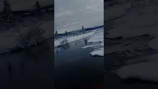 Gopro | Stunning Yukon Sunrise From Fpv Drone 🎬 Paul Short #Shorts #Reflection
