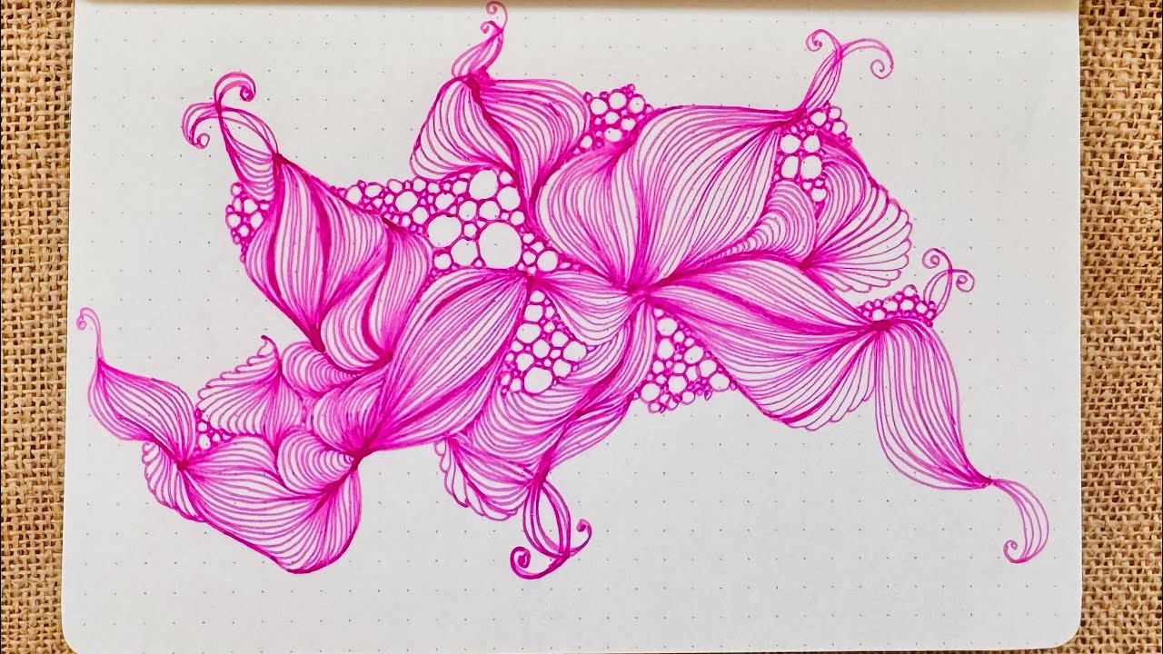 🌸 Each Line is a quiet choice for peace @_lazybliss_  Art Therapy | Fine Lines | Mindfulness 🧘‍♀️ 