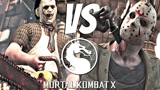 Mortal Kombat X - Jason Voorhees Vs. Leatherface (Chainsaw Massacre) Gameplay Fatality [1080p 60fps]