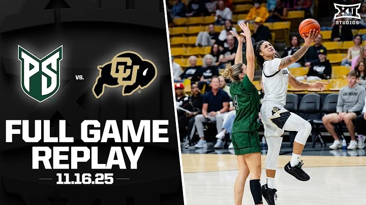 Portland State vs. Colorado Full Game Replay (11.16.25) | 2025-26 Big 12 Women's Basketball