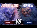 Sf6  justin wong akuma vs nephew akuma  high level gameplay