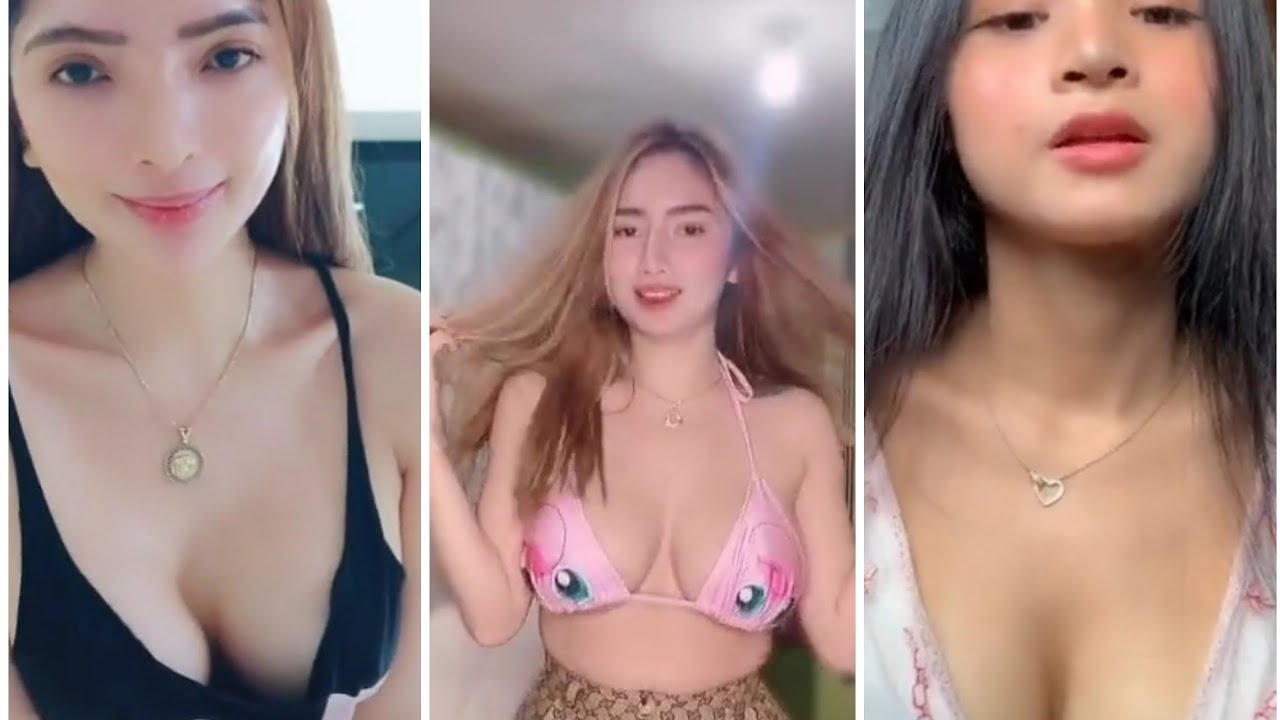 Most hottest tiktokers .  Wow.  No bra