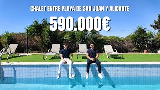 590.000€ Estupendo chalet a 10min de Playa de San Juan, Alicante