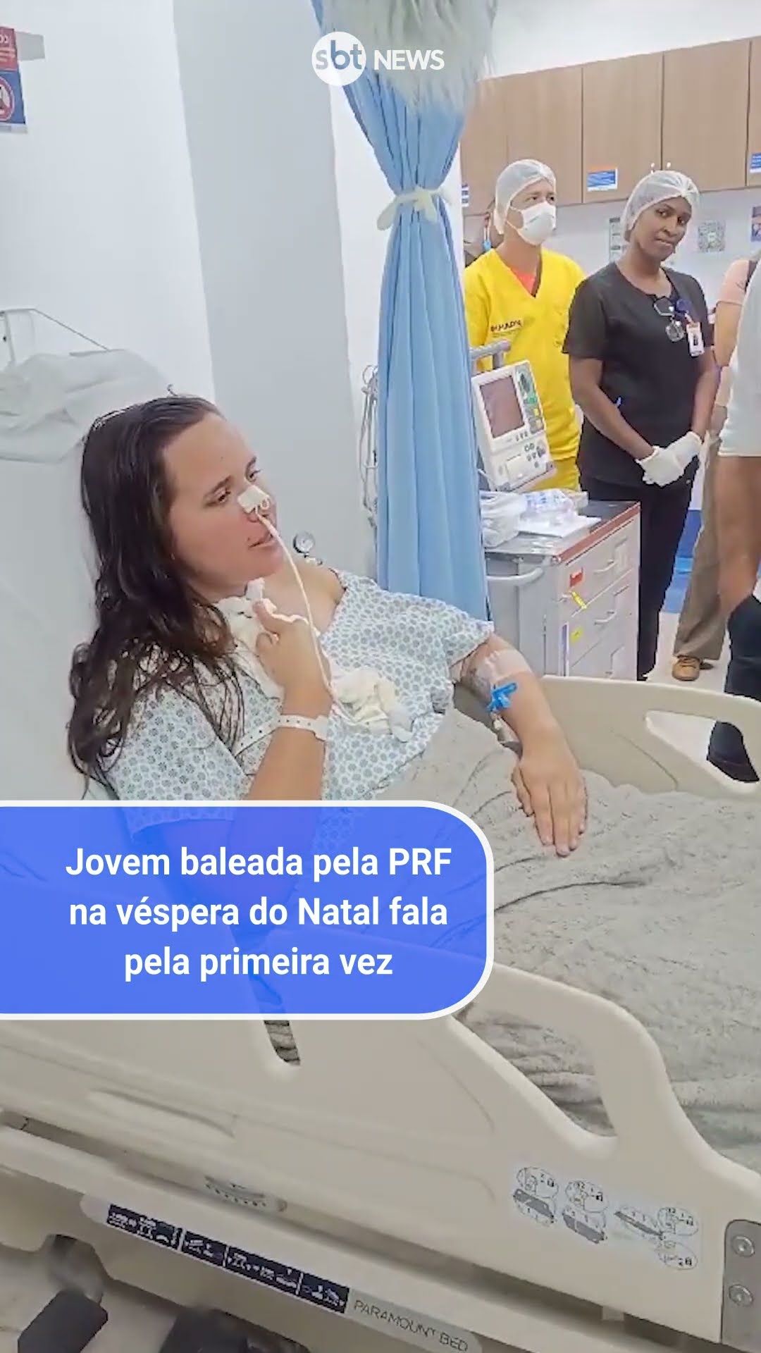 Jovem baleada pela PRF na véspera do Natal fala pela primeira vez; veja vídeo
