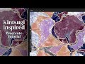 Kintsugi Inspired Digital Artwork Tutorial in Procreate