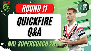 ROUND 11 Q&A | LIVE STREAM | NRL SuperCoach 2024