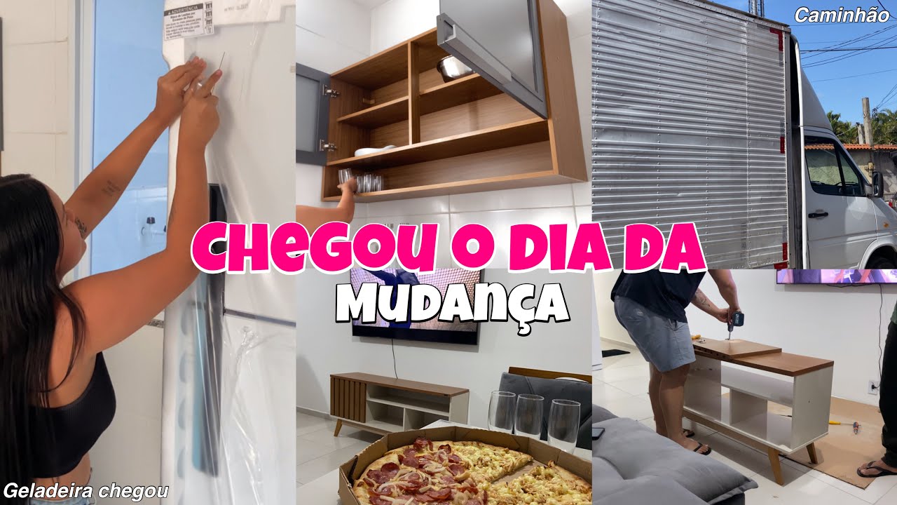 CHEGOU O DIA DA MUDANÇA PRA CASA NOVA 🚚🏡| Diário de mudança #3 - caminhão de mudança