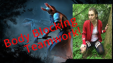 Dead by Daylight Body Blocking To Save a Teammate Playstation 4 Gameplay DBD Huntress vs. Meg Thomas