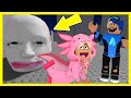 KOCA KOMİK KAFA PEŞİMİZDE 😂 ROBLOX KAÇIŞ OYUNU | KÜBRA NİSA HAN KANAL