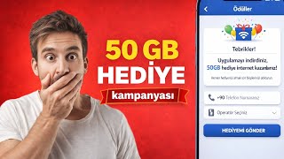 Herkese 50Gb Hediye Internet %100 Kanitli