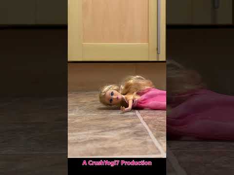 Doll Barbie Walkover Crush Fetish and Trampled Cork Wedge Sandals #shorts #asmr #crush #cute #uk