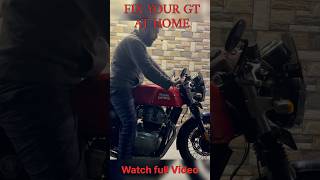 GT not starting battery issue fixed at home. #continentalgt650 #royalenfield #fixed