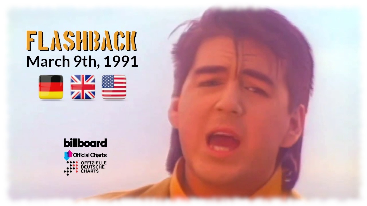 洋楽 Warner Top Hits Selections March 1991 Flashback - March 9th, 1991 (German, UK & US-Charts) - YouTube