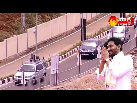 CM YS Jagan Convoy Visuals at Tirupati | Vakula Matha Temple | Sakshi TV - SAKSHITV