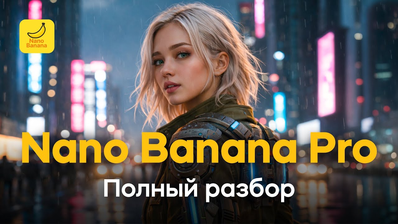 Nano Banana Pro🔥 - Нейросеть, которая изменила всё! Полный разбор