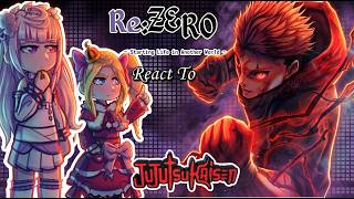Re:Zero React To Subaru As Itadori Yuji || Re:Zero React | Jujutsu Kaisen | Gacha Life | Gacha Club