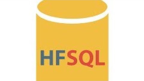Comment installer le serveur HFSQL client de base de donnee