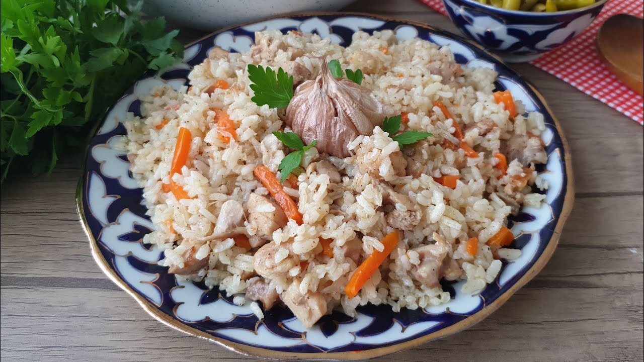 Tadı damaklarda kalacak tavuklu Özbek pilavı 😍