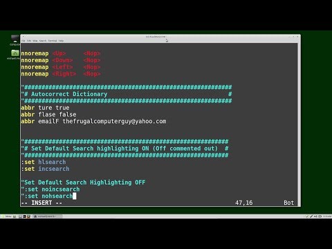 Vim (19) .vimrc pt2
