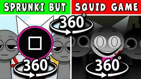360° VR Incredibox: Sprunki But Squid Game Version - Normal and Horror #sprunki #incredibox #memes