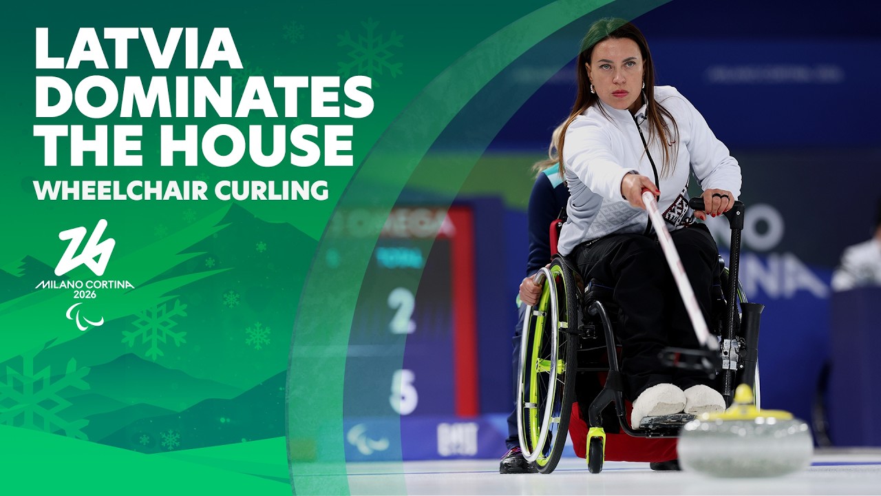 Wheelchair Curling | Latvia Vs Estonia | Brilliant Center Stone 🇱🇻🥌