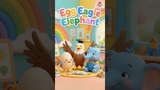 Letter E Song for Kids 🐘🥚🦅 | Learn the Letter E #kidssongs #letters