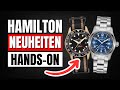 Brandneu: Hamilton Khaki Field Auto &amp; Scuba Navy GMT - Hands-On!