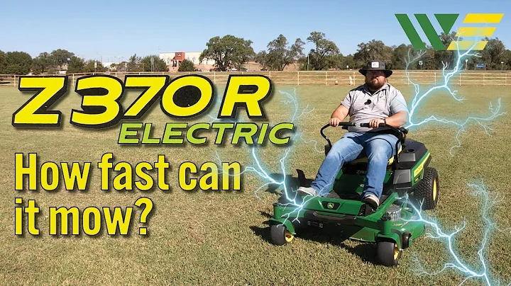 BRAND NEW: How fast can the John Deere Z370R Electric Zero Turn Mow an Acre?