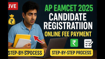 UPDATE candidate AP EAMCET 2025 Registration Live – Step by Step Fee Payment Process Explained!