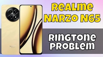 Ringtone problem Realme Narzo N65 || How to solve ringtone issues || ringtone not working solution