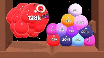 Jelly 2048 - Blob Merge 3D Base (Part 02) Unlock 16384, 32768, 65536, 128K Jellys
