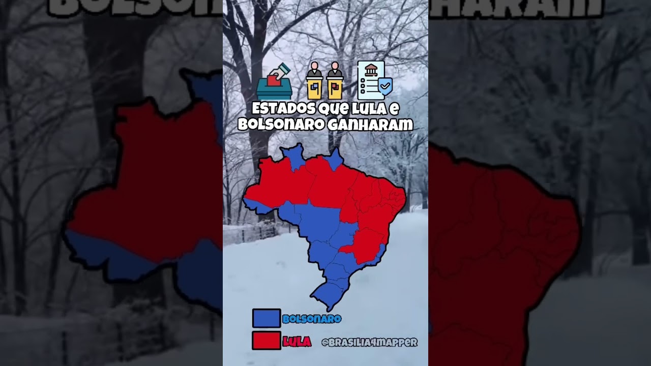 🇬🇧 States that Lula and Bolsonaro won in 2022 Brazil elections 