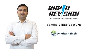 Rapid Revision Sample Video - Dr. Pritesh Singh
