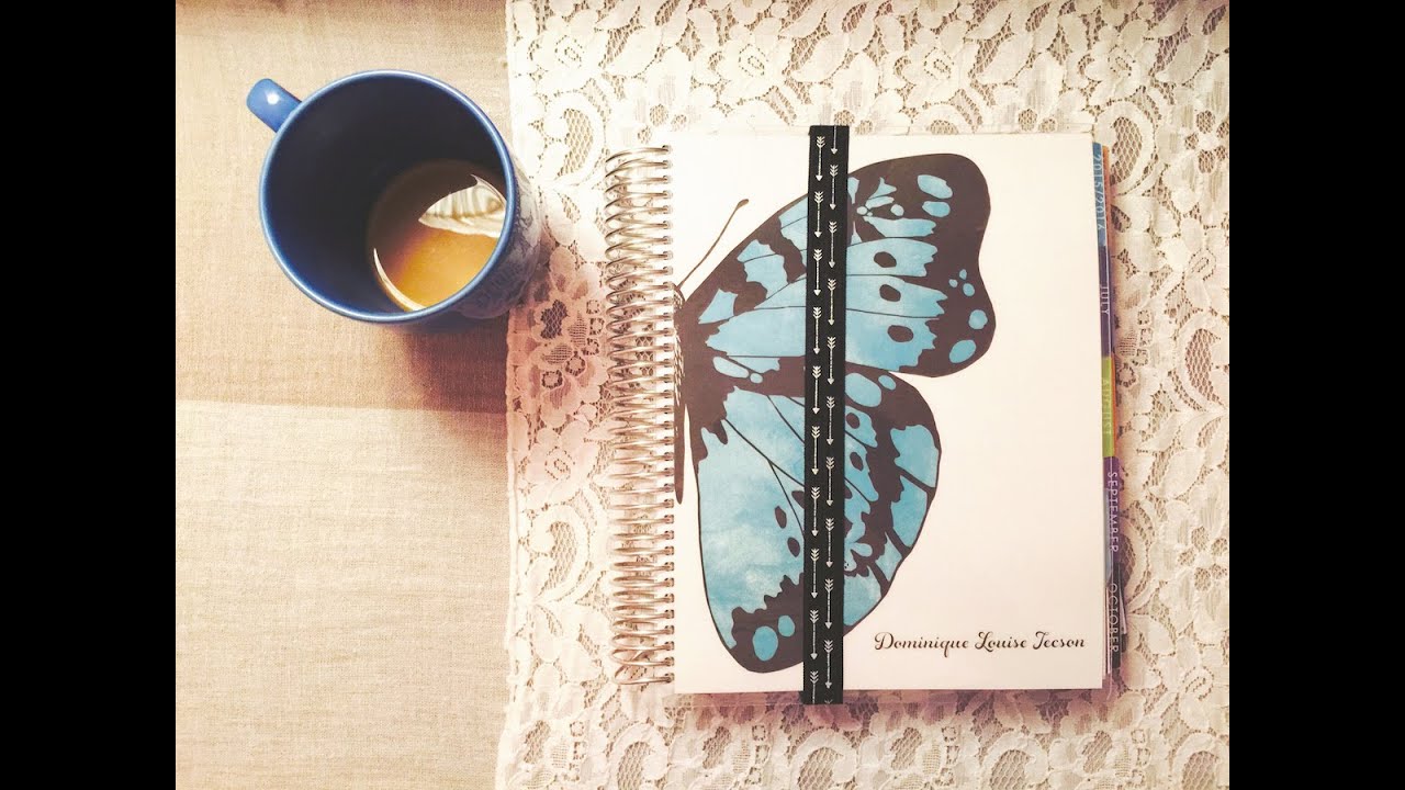 A Beginner's Erin Condren Life Planner Setup 2015 - YouTube
