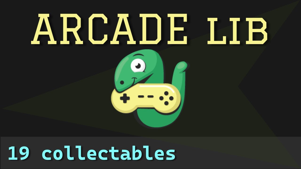 Python Arcade library - 19 - collectable items - YouTube