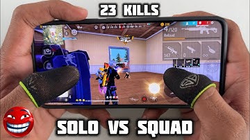 Solo versus squad gameplay after update free Fire 24