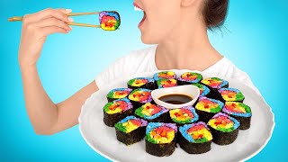Rainbow Sushi Rolls That Actually Taste Good