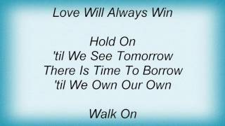 Faith Hill - Love Will Always Win Lyrics