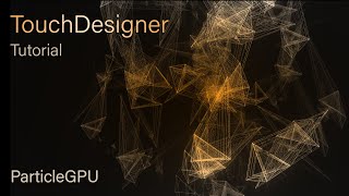 Abstract visual with particleGPU in TouchDesigner