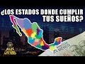 Los ESTADOS MÁS DESARROLLADOS de MÉXICO