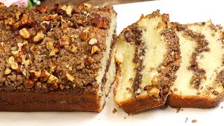 Cinnamon Walnut Crumble Cake Tea Cake In Less Than 3 Minutes