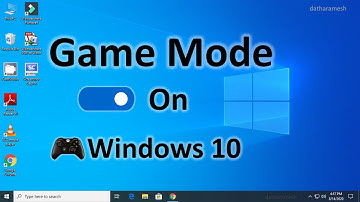 How to Enable Game Mode In Windows 10