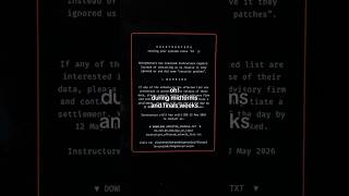 canvas hacked! data breach moment #canvas #cybersecurity #databreach