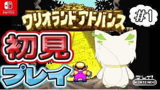 🎮【#ワリオランドアドバンスヨーキのお宝 　】初見プレイ！ワリオ自体の操作が生まれて初めて！ ［ぶいぱい/＃アップランド/コマチガブ］