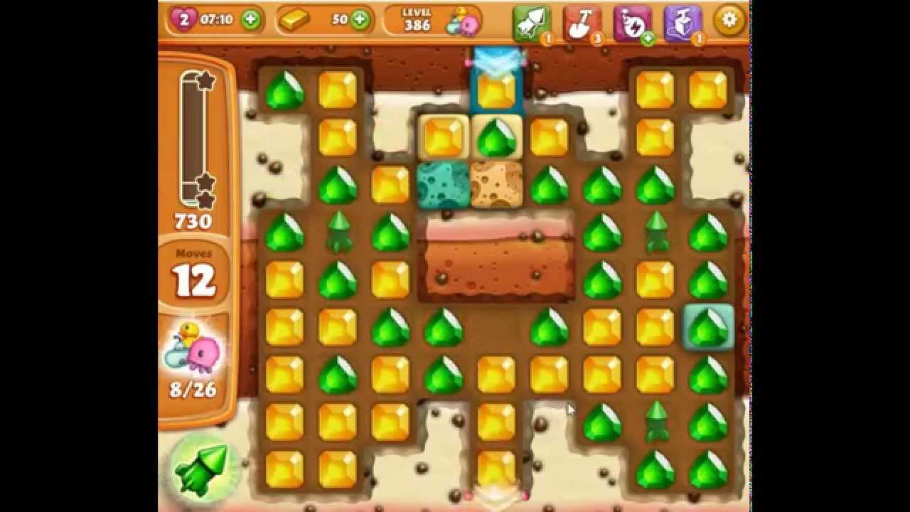 Diamond Digger Saga level 386 no boosters 😈