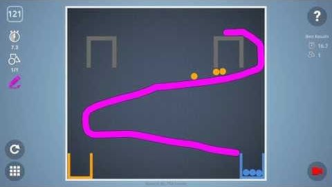 Check out how I solved level 121 in Brain It On! #BrainItOn