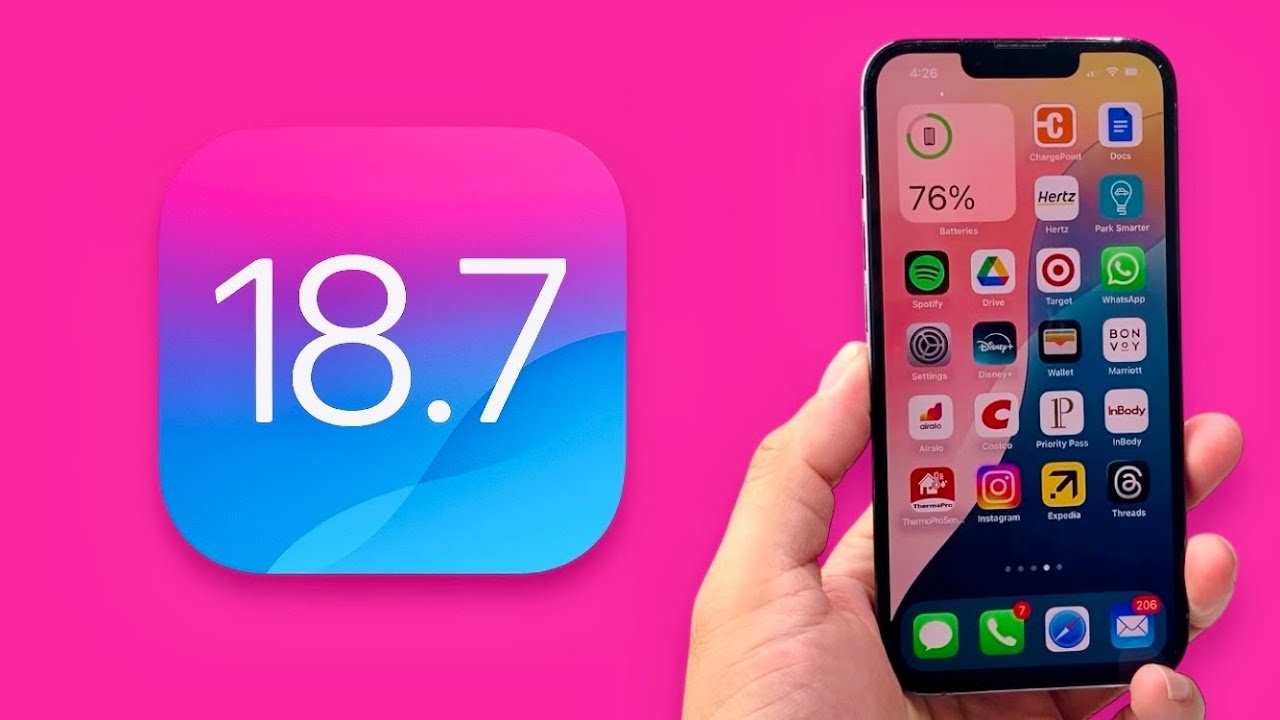 iOS 18.7 OFFICIAL On iPhone 13 Pro (Review) - YouTube