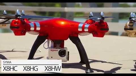 SYMA X8HC X8HG and X8HW comparison and flight test